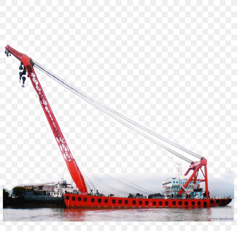 Crane Vessel Hoist Dock Metric Ton, PNG, 800x800px, Crane Vessel, Barge, Boat, Boating, Chain Download Free
