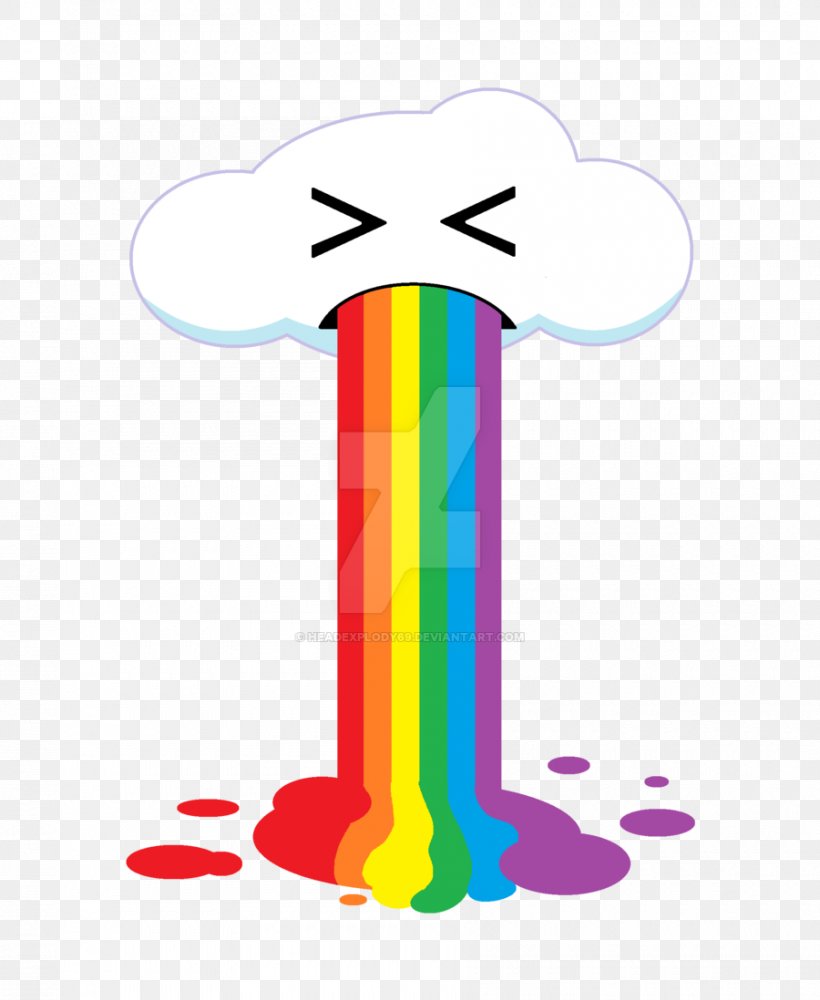 Rainbow Drawing Vomiting Clip Art, PNG, 900x1098px, Rainbow, Art, Cloud, Color, Deviantart Download Free