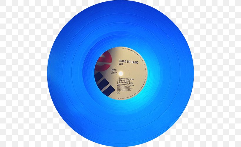 Compact Disc Blue Phonograph Record Third Eye Blind Album, PNG, 500x500px, Compact Disc, Album, Amoeba Music, Blue, Color Download Free