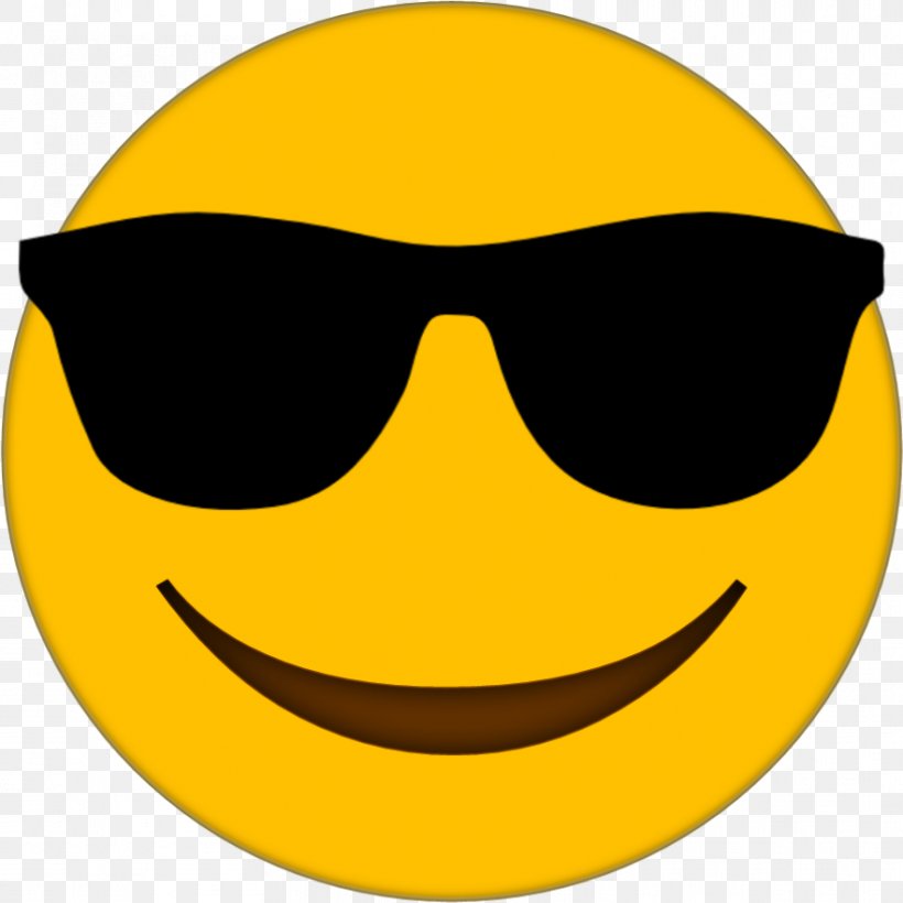 Emoji Sunglasses Emoticon Smiley, PNG, 882x882px, Emoji, Aviator Sunglasses, Emoticon, Eyewear, Facial Expression Download Free