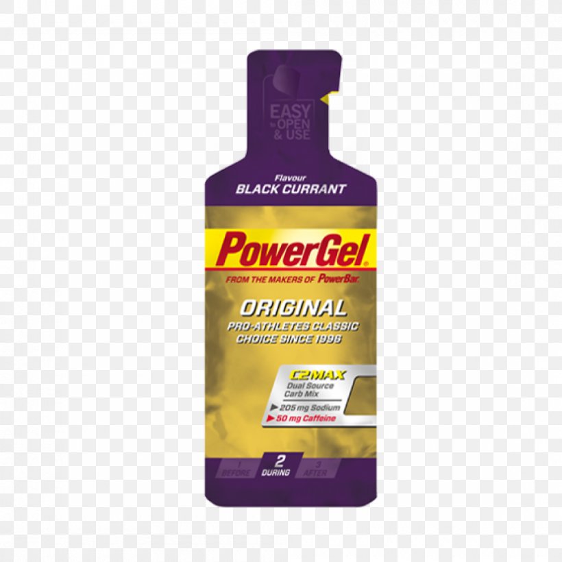 Energy Gel PowerBar Sports & Energy Drinks Energy Bar Caffeine, PNG, 1000x1000px, Energy Gel, Blackcurrant, Caffeine, Carbohydrate, Energy Download Free