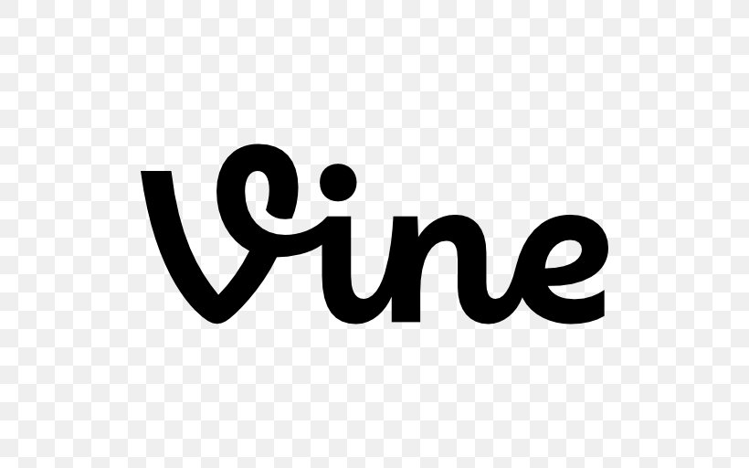 Vine Logo Clip Art, PNG, 512x512px, Vine, Area, Black And White, Brand, Calligraphy Download Free