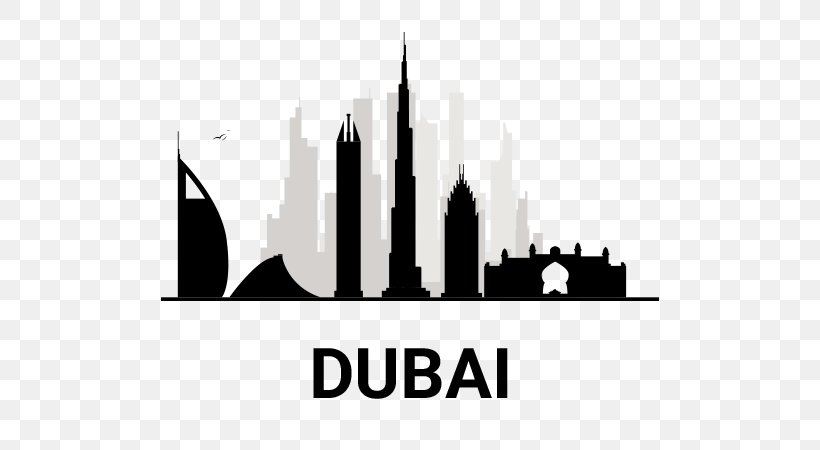 Burj Khalifa Skyline Line Art Silhouette Architecture, PNG, 598x450px, Burj Khalifa, Architecture, Art, Black And White, Brand Download Free