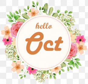 Hello October. PNG