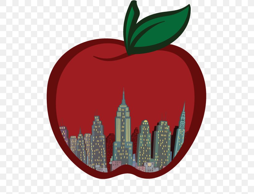 Manhattan Big Apple Clip Art, PNG, 745x626px, Manhattan, Apple, Big Apple, Christmas Ornament, Fruit Download Free