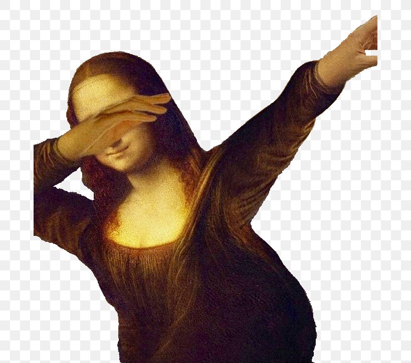 Mona Lisa Dab Art Painting, PNG, 686x725px, Watercolor, Cartoon, Flower, Frame, Heart Download Free