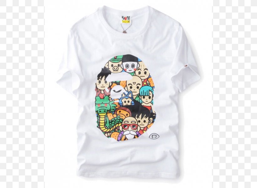 T-shirt A Bathing Ape Dragon Ball Clothing, PNG, 600x600px, Tshirt, Adidas, Bathing Ape, Bluza, Brand Download Free