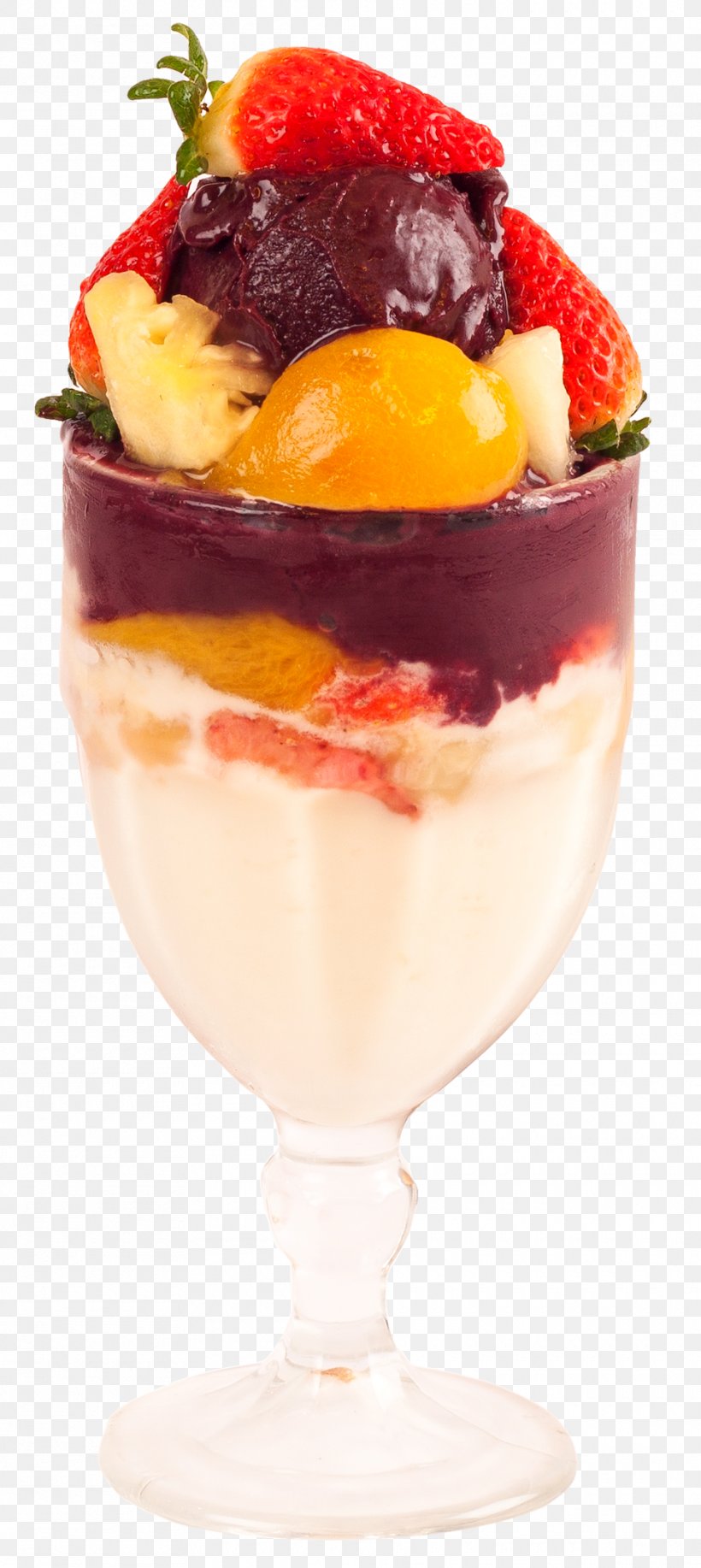 Sundae Ice Cream Knickerbocker Glory Peach Melba, PNG, 960x2148px, Sundae, Cholado, Cocktail Garnish, Cream, Cuisine Download Free