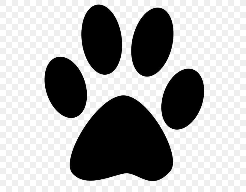 Cat Paw Dog Kitten Claw, PNG, 640x640px, Cat, Animal Track, Black, Black And White, Black Cat Download Free
