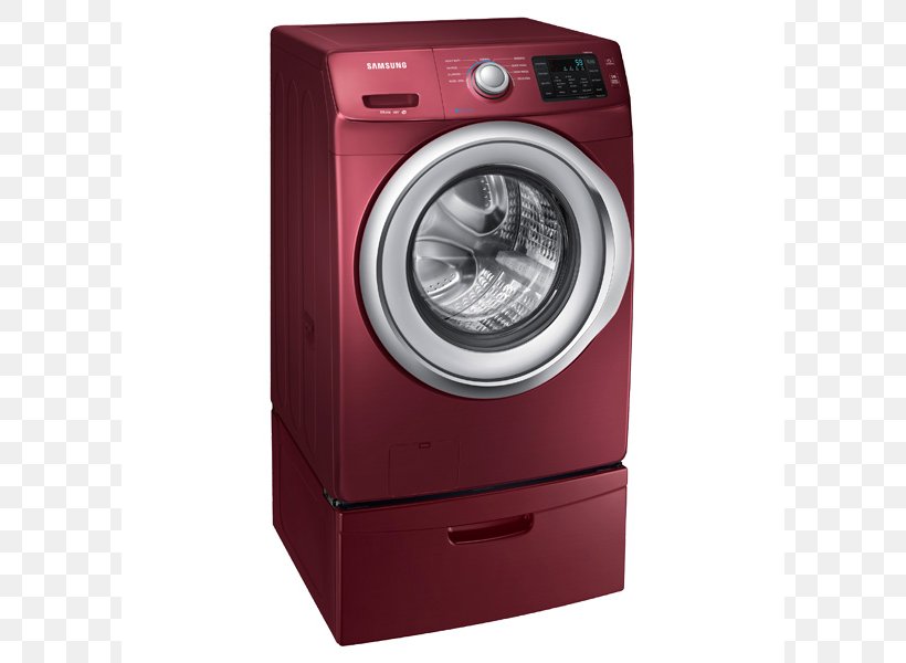 Clothes Dryer Samsung 4.5-Cu Ft High Efficiency Stackable Front-Load Washer Energy Star WF45N5300AF Washing Machines Samsung WF5200 Samsung 5.2 Cu. Ft. High Efficiency Front Load Washer, PNG, 800x600px, Clothes Dryer, Combo Washer Dryer, Energy Star, Home Appliance, Laundry Download Free