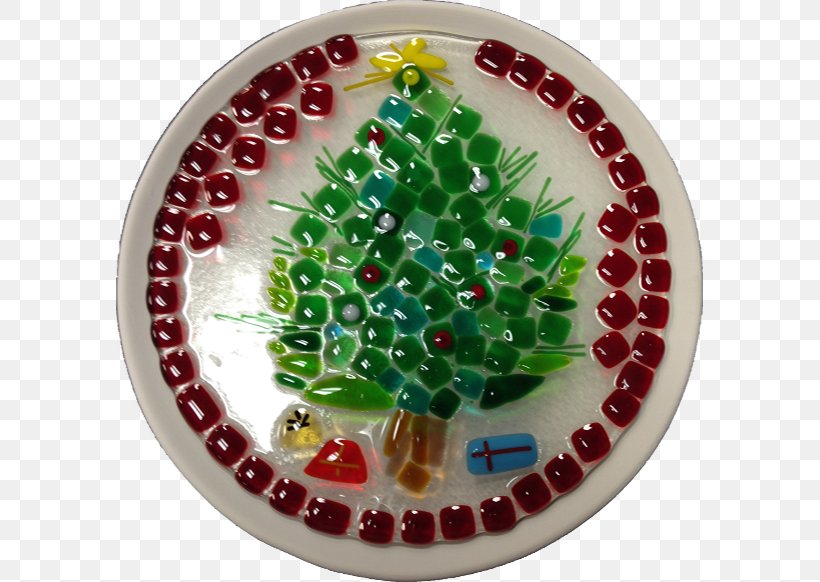 Practically Pikasso Plate Glass Fusing Art, PNG, 587x582px, Plate, Art, Christmas, Christmas Decoration, Christmas Ornament Download Free
