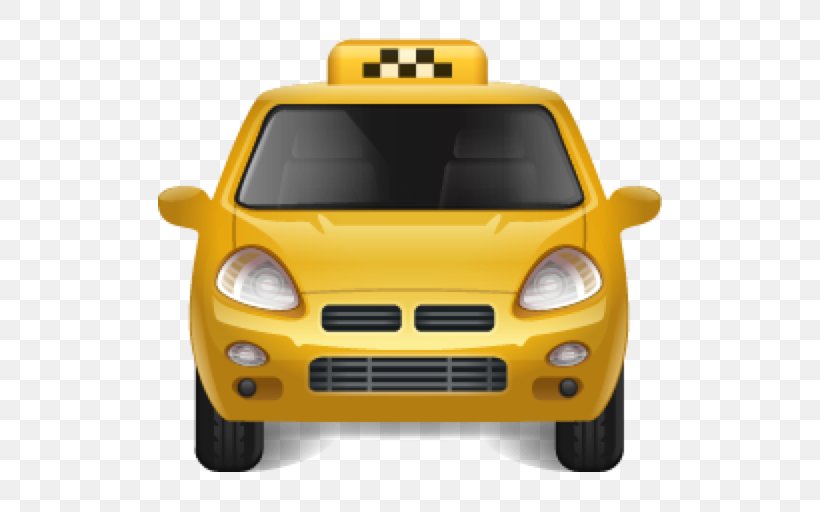 Taxi Yellow Cab, PNG, 512x512px, Taxi, Automotive Design, Automotive Exterior, Brand, Bumper Download Free