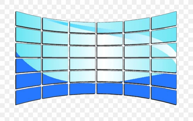 Blue Television, PNG, 1000x630px, Blue, Area, Computer Monitor, Drawing, Material Download Free