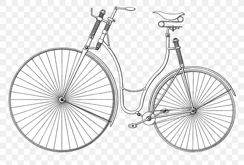 Vector Graphics Penny-farthing Bicycle Wheels Stock Photography, PNG, 1600x1083px, Pennyfarthing, Bicycle, Bicycle Accessory, Bicycle Drivetrain Part, Bicycle Frame Download Free