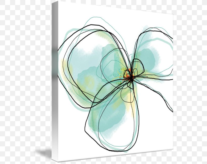 Green Gallery Wrap Canvas, PNG, 566x650px, Green, Art, Butterfly, Canvas, Flower Download Free