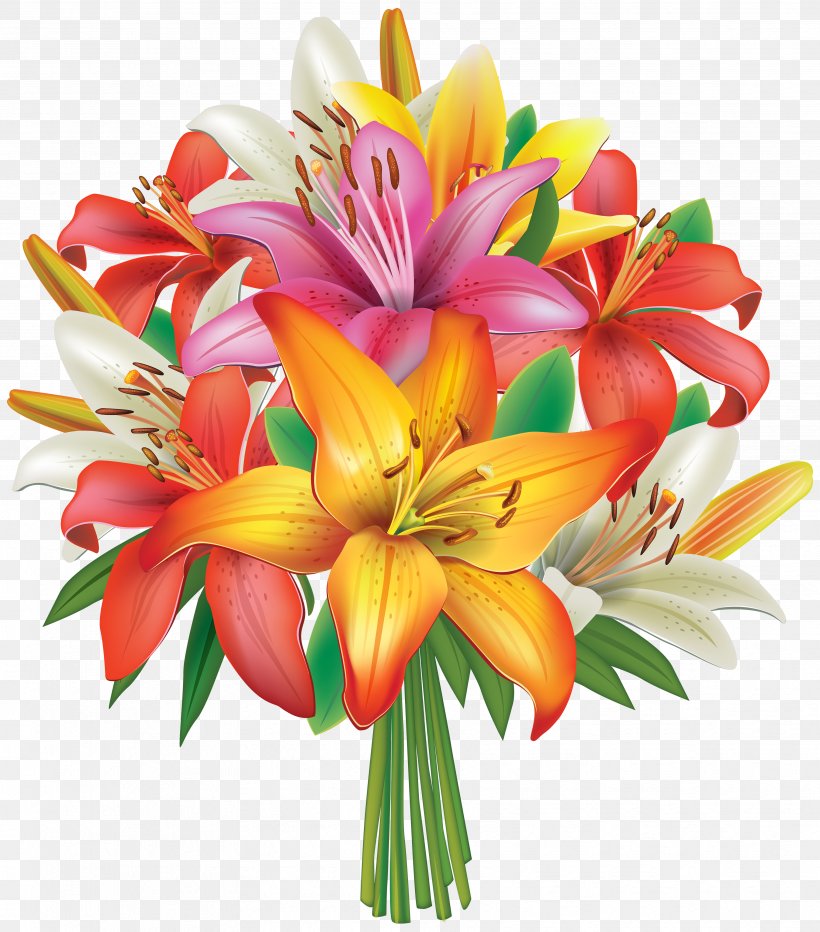 Flower Bouquet Lilium Clip Art, PNG, 3517x4000px, Flower Bouquet, Alstroemeriaceae, Cut Flowers, Floral Design, Floristry Download Free