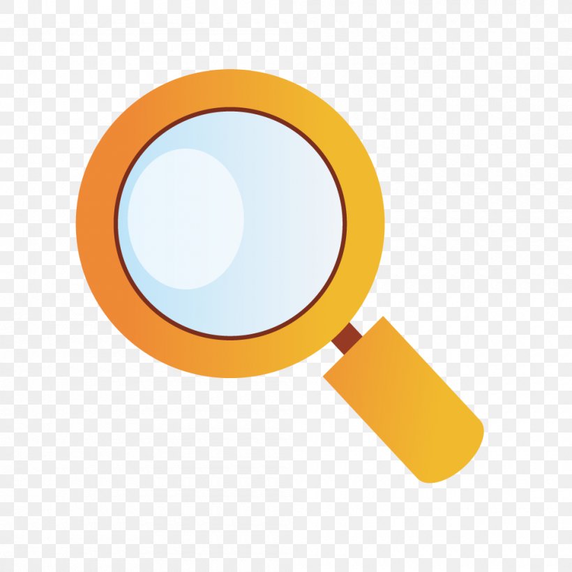 Magnifying Glass Yellow Euclidean Vector, PNG, 1000x1000px, Magnifying Glass, Element, Gradient, Green, Information Download Free
