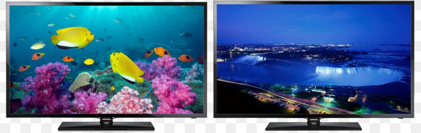 Samsung LED-backlit LCD High-definition Television 1080p, PNG, 2048x648px, Samsung, Advertising, Aquarium, Computer Monitor, Computer Monitors Download Free