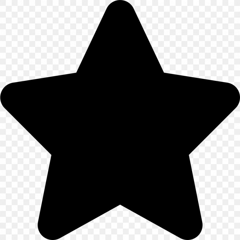 Star Symbol, PNG, 981x980px, Star, Black, Black And White, Fivepointed Star, Shape Download Free