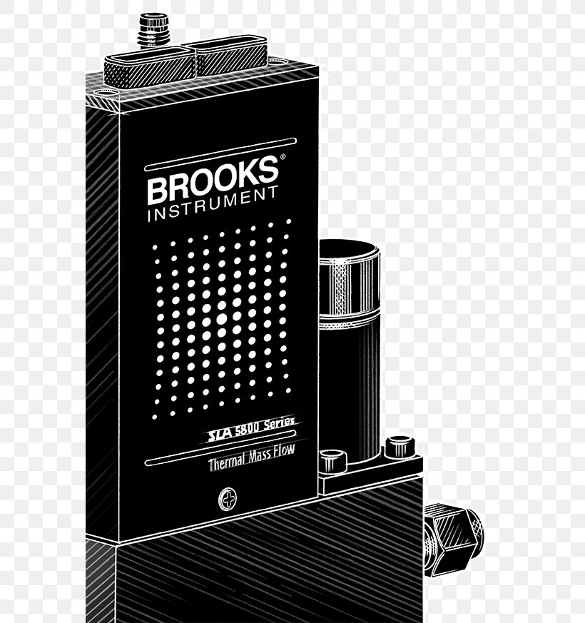 Brooks Instrument Company Brand Product Design Mass Flow Controller, PNG, 580x873px, Brooks Instrument, Bioprocess, Black And White, Brand, Business Download Free