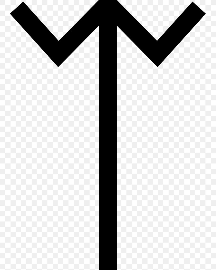 Algiz Anglo-Saxon Runes Wikipedia Elder Futhark, PNG, 751x1024px, Algiz, Anglosaxon Runes, Ansuz, Black And White, Ear Download Free