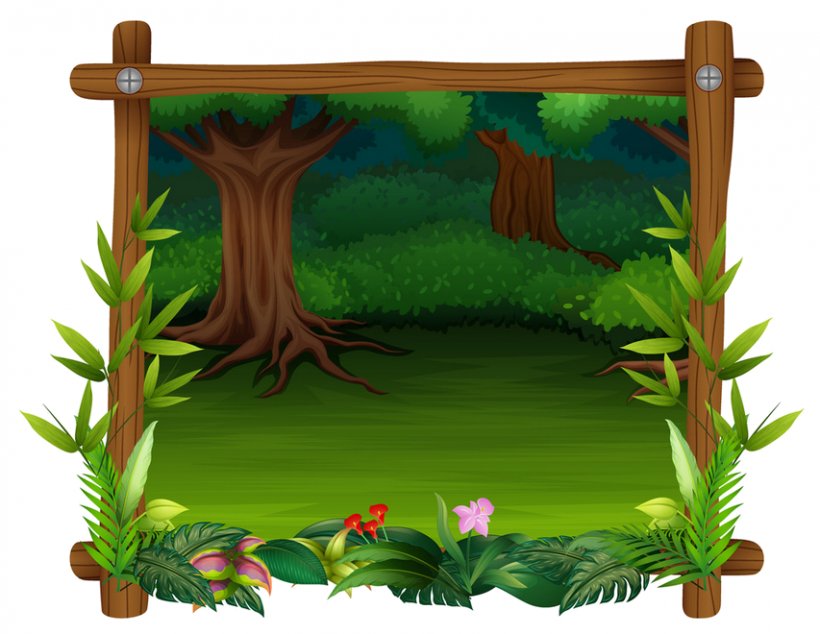 Picture Frame, PNG, 853x660px, Green, Grass, Jungle, Landscape, Picture Frame Download Free