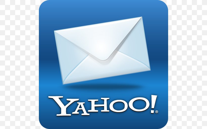 Yahoo! Mail Email Attachment Android, PNG, 512x512px, Yahoo Mail, Android, Blue, Brand, Email Download Free