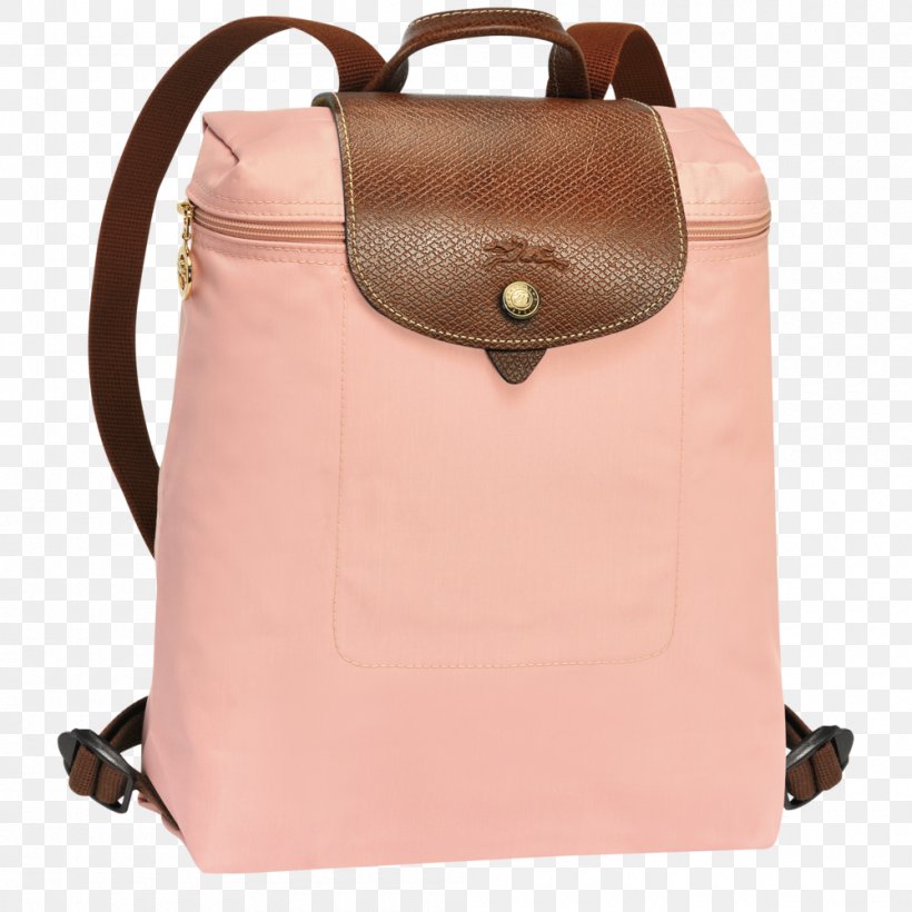 Backpack Handbag Longchamp Zipper, PNG, 1000x1000px, Backpack, Bag, Brown, Clothing, Handbag Download Free