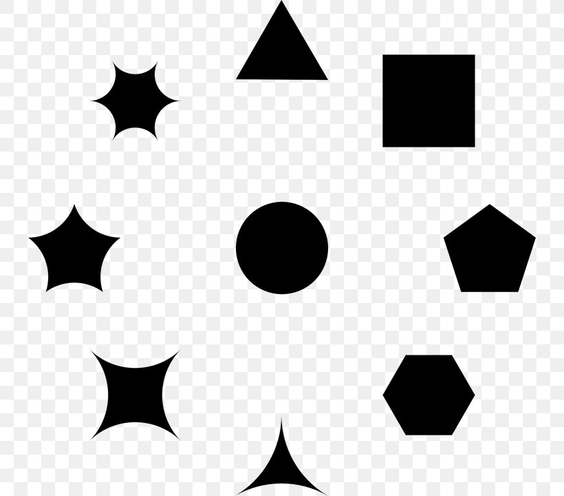 Geometric Shape Geometry Clip Art, PNG, 738x720px, Shape, Black, Black And White, Geometric Shape, Geometry Download Free