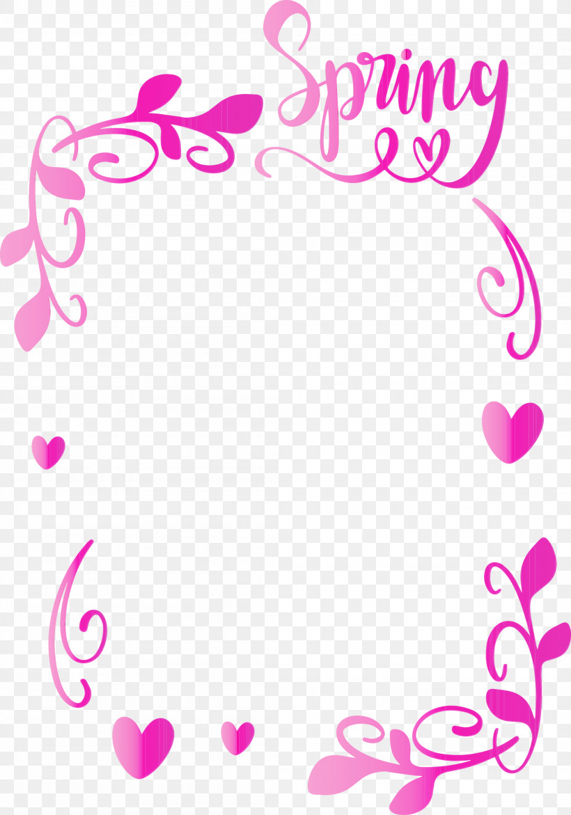 Heart Pink Text Love Font, PNG, 2100x3000px, Hello Spring, Heart, Love, Magenta, Paint Download Free