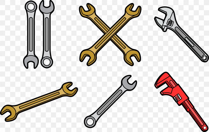 Monkey Wrench Euclidean Vector, PNG, 2199x1387px, Wrench, Adjustable Spanner, Auto Part, Bicycle Part, Hardware Accessory Download Free