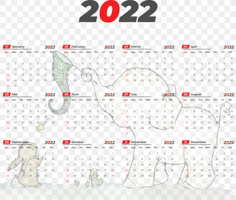 Printable Yearly Calendar 2022 2022 Calendar Template, PNG, 3000x2551px, Office Supplies, Calendar System, Geometry, Line, Mathematics Download Free