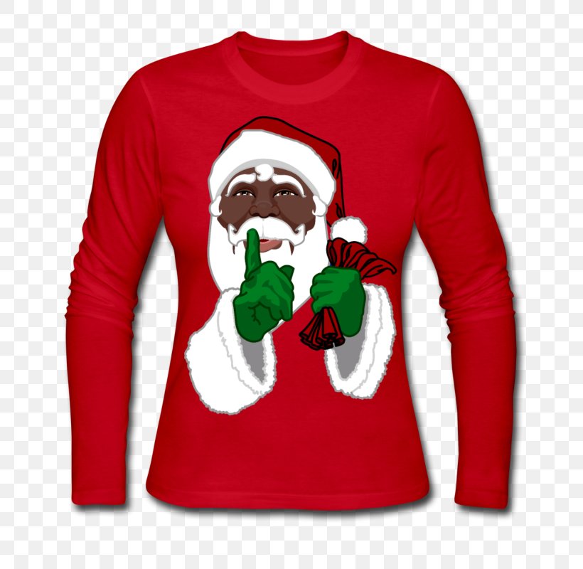 T-shirt Hoodie Sweater Santa Claus, PNG, 800x800px, Tshirt, Bluza, Christmas, Christmas Ornament, Clothing Download Free