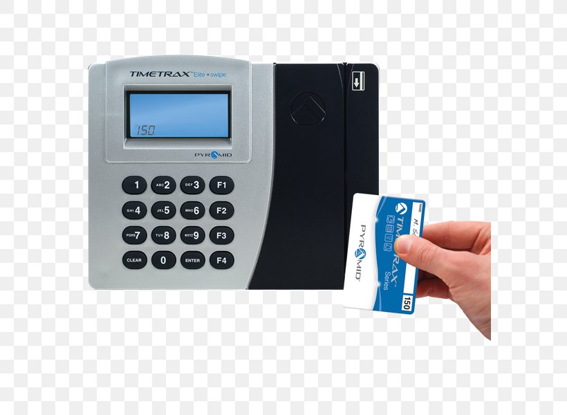Time & Attendance Clocks Time And Attendance Magnetic Stripe Card, PNG, 600x600px, Time Attendance Clocks, Business, Card Stock, Clock, Electronics Download Free