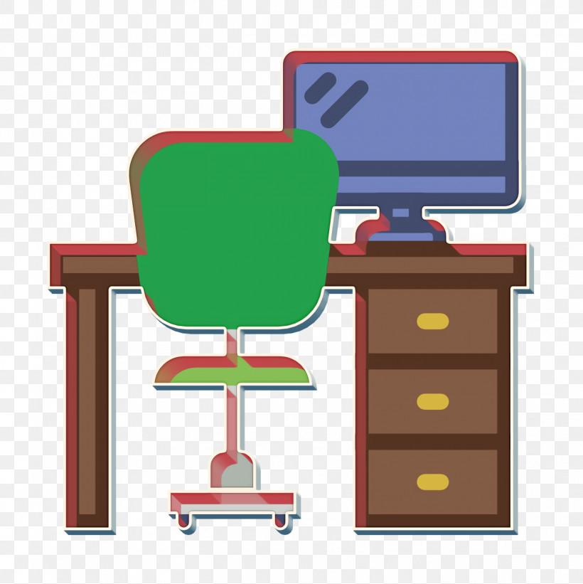 Desk Icon Office Elements Icon, PNG, 1238x1240px, Desk Icon, Cartoon, Chair, Computer Desk, Desk Download Free