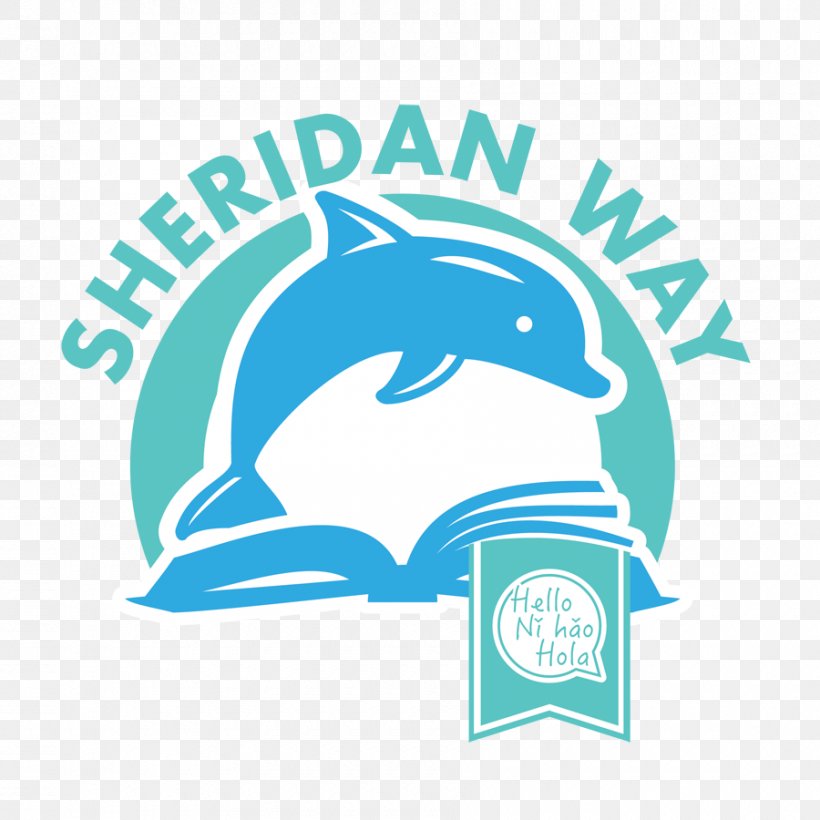 Sheridan Way Elementary School Logo Brand Graphic Design, PNG, 900x900px, Logo, Aqua, Area, Artwork, Blue Download Free