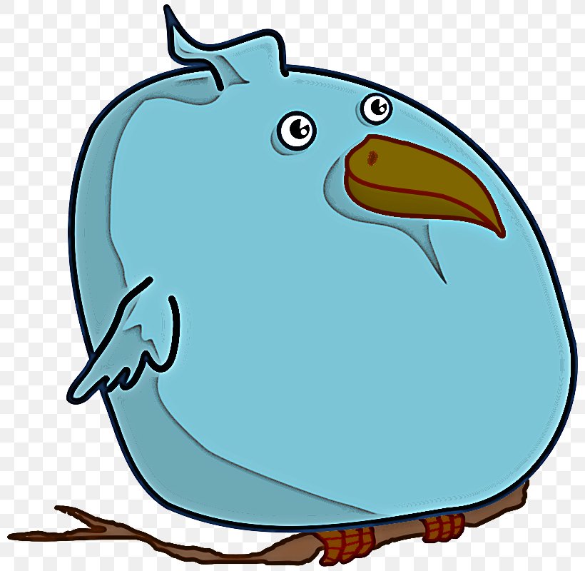 Blue Cartoon Bird Beak Clip Art, PNG, 800x800px, Blue, Beak, Bird, Cartoon, Marine Mammal Download Free