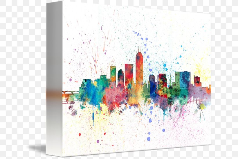 Indianapolis Painting Canvas Print Art, PNG, 650x547px, Indianapolis, Acrylic Paint, Art, Art Museum, Canvas Download Free