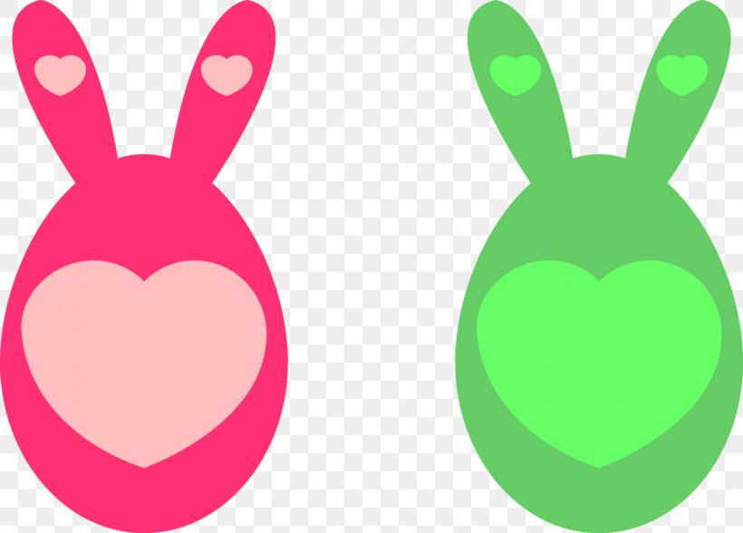 Easter Bunny Rabbit Clip Art Green Desktop Wallpaper, PNG, 1600x1148px, Easter Bunny, Computer, Easter, Green, Magenta Download Free