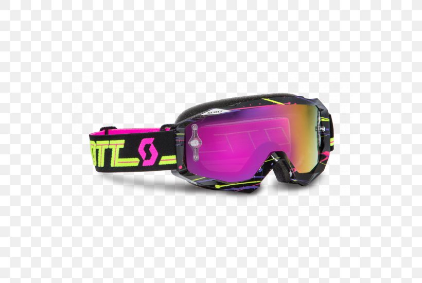 Goggles Glasses Scott Sports Motocross Scott Hustle MX Goggle, PNG, 550x550px, Goggles, Dirt Bike, Eyewear, Glasses, Lens Download Free