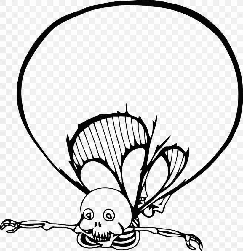 T-shirt Parachuting Parachute Skydiver Clip Art, PNG, 1544x1600px, Tshirt, Artwork, Black, Black And White, Clothing Download Free
