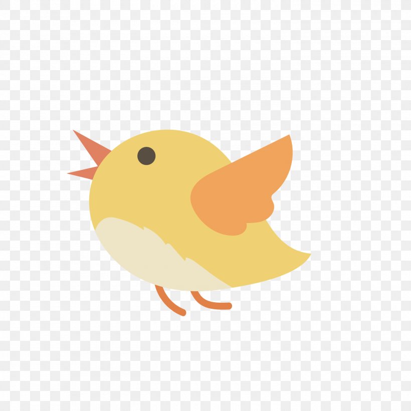 Bird Cartoon Illustration, PNG, 1500x1500px, Bird, Animation, Beak, Cartoon, Chicken Download Free