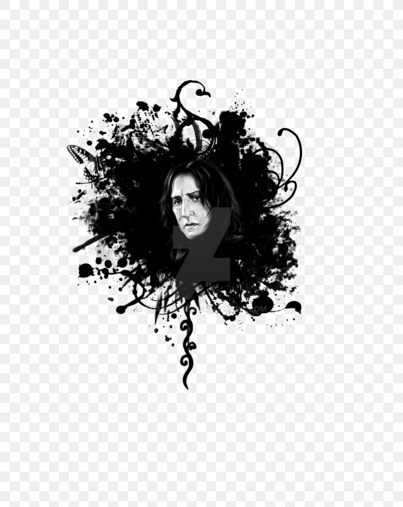 Professor Severus Snape Art Graphic Design, PNG, 774x1032px, Professor Severus Snape, Alan Rickman, Art, Black, Black And White Download Free