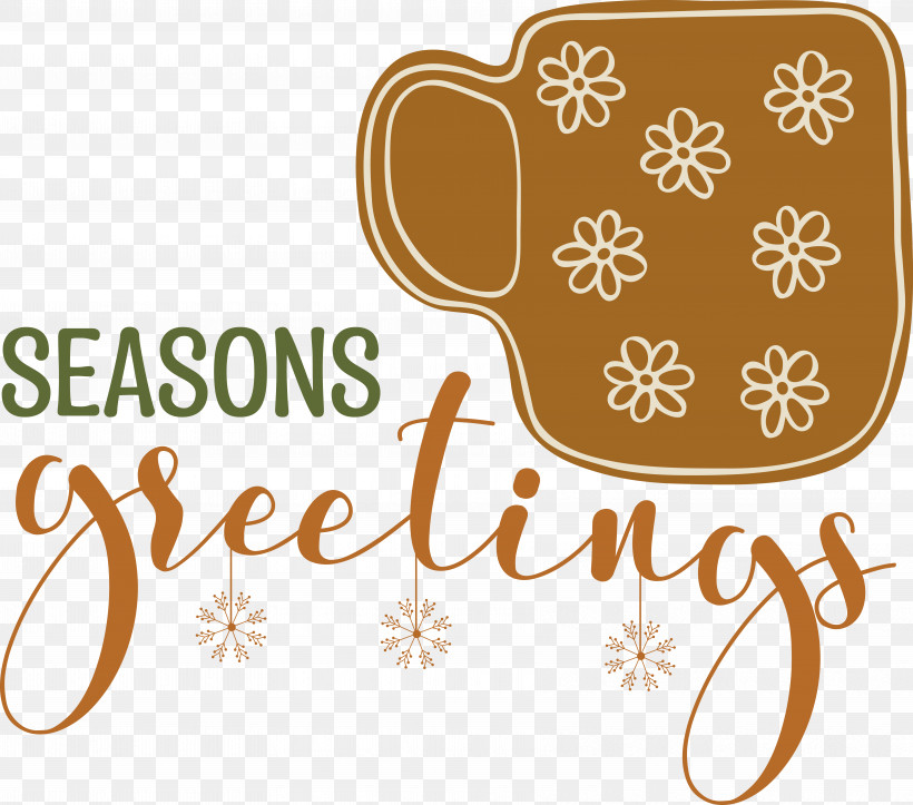 Seasons Greetings, PNG, 6887x6077px, Seasons Greetings, Gingerbread, Merry Christmas Download Free