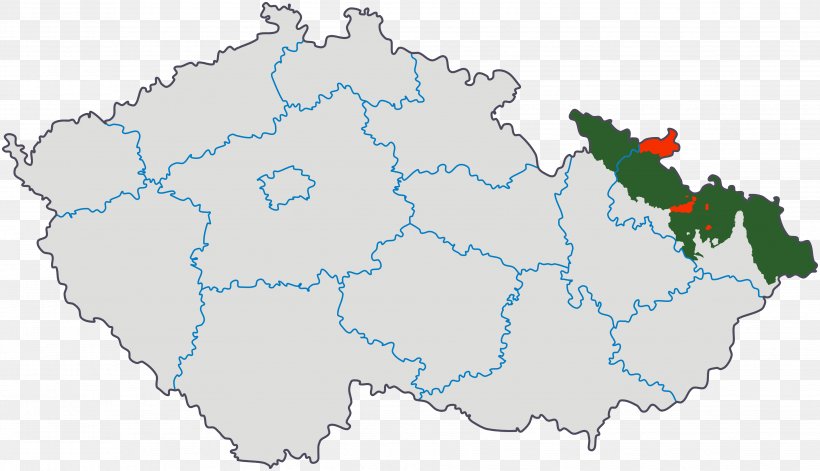 Czech Silesia Austrian Silesia Czech Lands Upper Silesia, PNG, 3662x2104px, Czech Silesia, Area, Austrian Silesia, Bohemia, Border Download Free