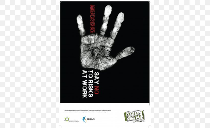 Poster Hand Finger Safety, PNG, 500x500px, Poster, Brand, Finger, Glove, Hand Download Free