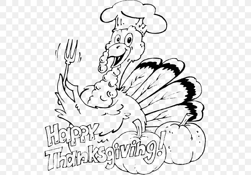 Coloring Book Thanksgiving Dinner Child Turkey, PNG, 527x573px, Watercolor, Cartoon, Flower, Frame, Heart Download Free
