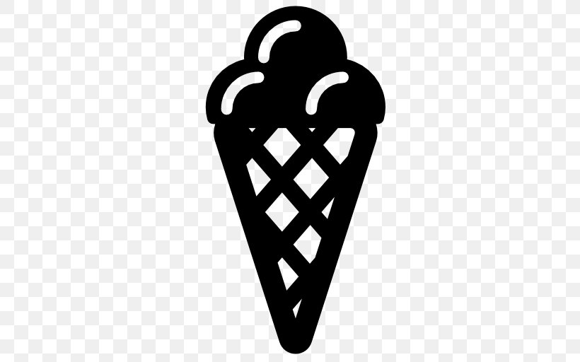 Ice Cream Cones Waffle, PNG, 512x512px, Ice Cream Cones, Black And White, Chocolate, Cone, Cream Download Free