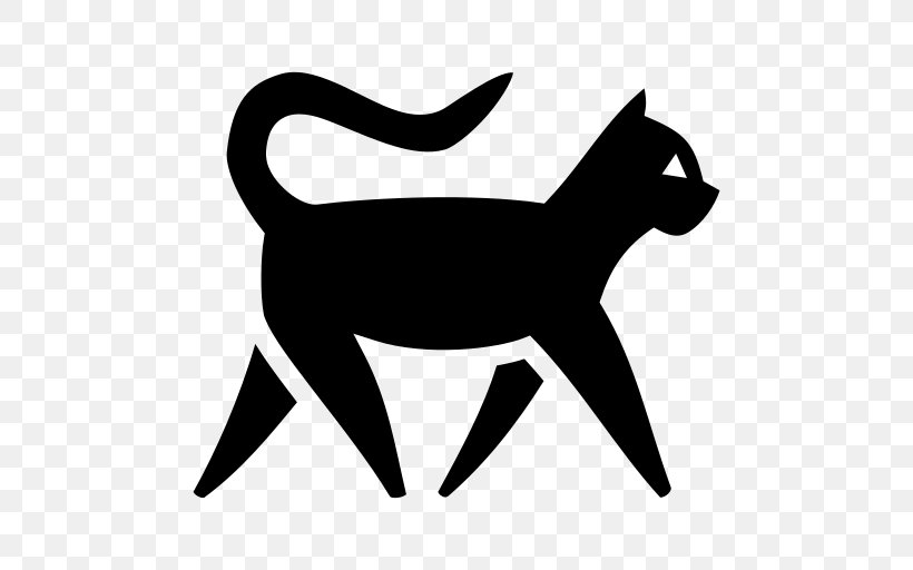 Cat Dog Silhouette Line Art Clip Art, PNG, 512x512px, Cat, Artwork, Black, Black And White, Black M Download Free