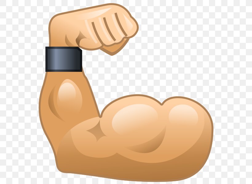 Muscle Emoticon Arm Biceps Emoji, PNG, 600x600px, Muscle, Arm, Biceps ...